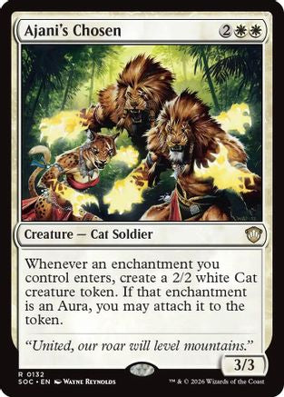 Ajani's Chosen (132) [Commander: Secrets of Strixhaven] - Deck Out Gaming