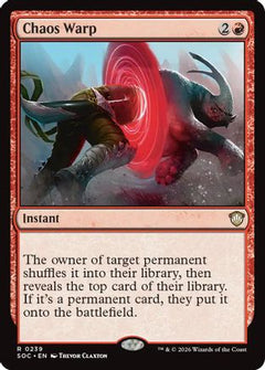 Chaos Warp (239) [Commander: Secrets of Strixhaven] - Deck Out Gaming