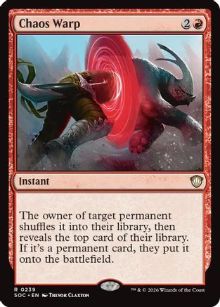 Chaos Warp (239) [Commander: Secrets of Strixhaven] - Deck Out Gaming