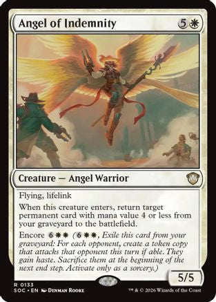 Angel of Indemnity (133) [Commander: Secrets of Strixhaven] - Deck Out Gaming