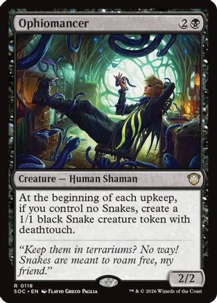 Ophiomancer (118) [Commander: Secrets of Strixhaven] - Deck Out Gaming