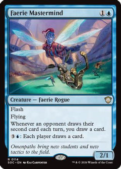 Faerie Mastermind (114) [Commander: Secrets of Strixhaven] - Deck Out Gaming