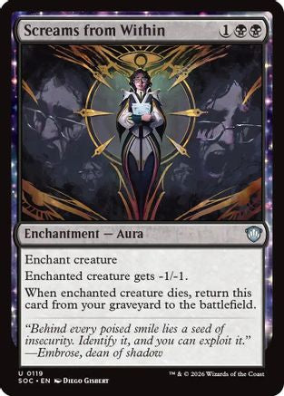Screams from Within (119) [Commander: Secrets of Strixhaven] - Deck Out Gaming