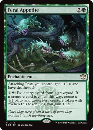 Feral Appetite (38) [Commander: Secrets of Strixhaven] - Deck Out Gaming