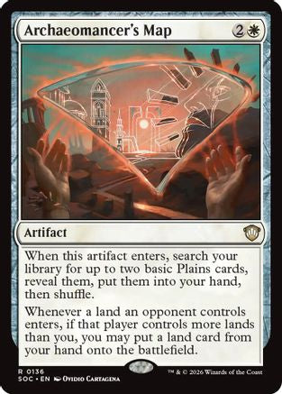 Archaeomancer's Map (136) [Commander: Secrets of Strixhaven] - Deck Out Gaming