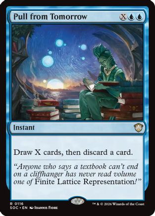 Pull from Tomorrow (116) [Commander: Secrets of Strixhaven] - Deck Out Gaming