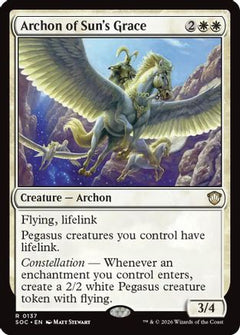 Archon of Sun's Grace (137) [Commander: Secrets of Strixhaven] - Deck Out Gaming