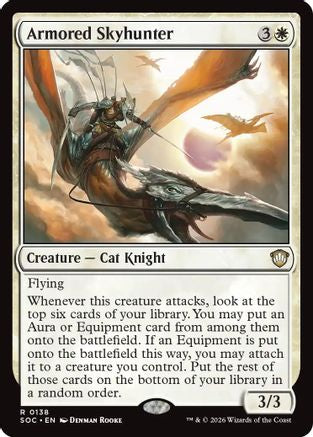 Armored Skyhunter (138) [Commander: Secrets of Strixhaven] - Deck Out Gaming