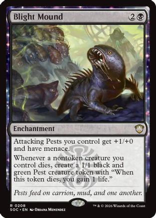 Blight Mound (208) [Commander: Secrets of Strixhaven] - Deck Out Gaming