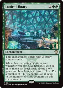 Lattice Library (40) [Commander: Secrets of Strixhaven] - Deck Out Gaming