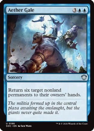 Aether Gale (186) [Commander: Secrets of Strixhaven] - Deck Out Gaming