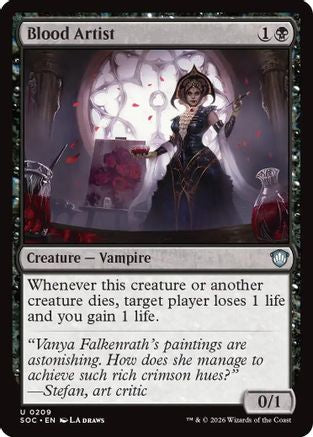 Blood Artist (209) [Commander: Secrets of Strixhaven] - Deck Out Gaming