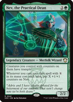 Nev, the Practical Dean (41) [Commander: Secrets of Strixhaven] - Deck Out Gaming
