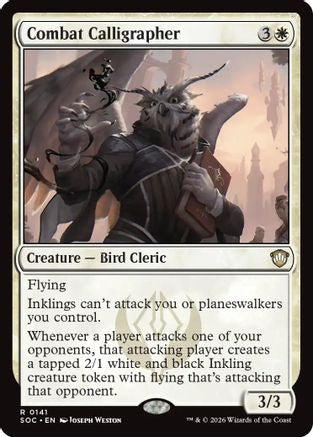 Combat Calligrapher (141) [Commander: Secrets of Strixhaven] - Deck Out Gaming