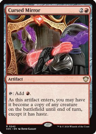 Cursed Mirror (242) [Commander: Secrets of Strixhaven] - Deck Out Gaming