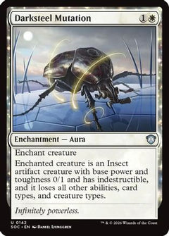 Darksteel Mutation (142) [Commander: Secrets of Strixhaven] - Deck Out Gaming
