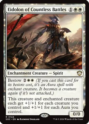 Eidolon of Countless Battles (144) [Commander: Secrets of Strixhaven] - Deck Out Gaming