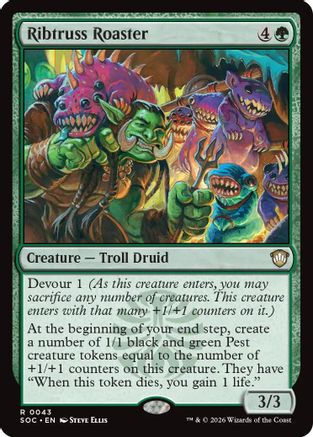 Ribtruss Roaster (43) [Commander: Secrets of Strixhaven] - Deck Out Gaming