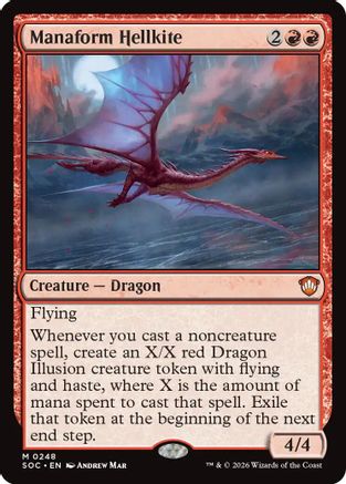 Manaform Hellkite (248) [Commander: Secrets of Strixhaven] - Deck Out Gaming