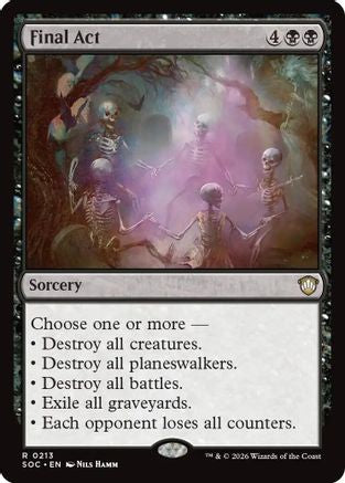 Final Act (213) [Commander: Secrets of Strixhaven] - Deck Out Gaming