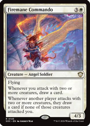 Firemane Commando (145) [Commander: Secrets of Strixhaven] - Deck Out Gaming
