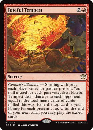 Fateful Tempest (31) [Commander: Secrets of Strixhaven] - Deck Out Gaming