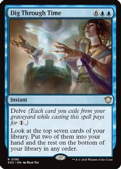 Dig Through Time (195) [Commander: Secrets of Strixhaven] - Deck Out Gaming