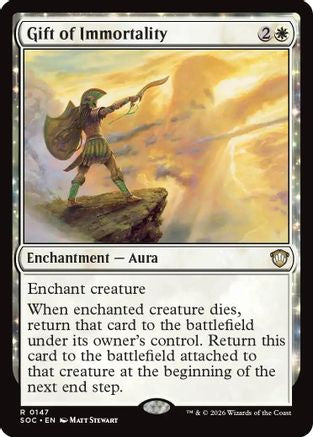 Gift of Immortality (147) [Commander: Secrets of Strixhaven] - Deck Out Gaming