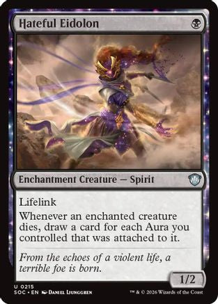 Hateful Eidolon (215) [Commander: Secrets of Strixhaven] - Deck Out Gaming