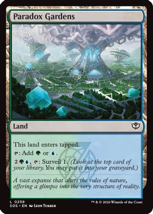 Paradox Gardens (258) [Secrets of Strixhaven] foil - Deck Out Gaming