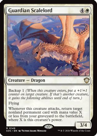 Guardian Scalelord (149) [Commander: Secrets of Strixhaven] - Deck Out Gaming
