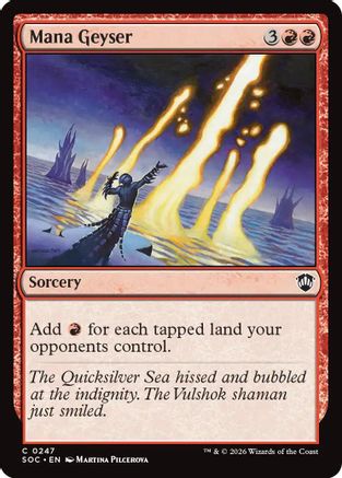 Mana Geyser (247) [Commander: Secrets of Strixhaven] - Deck Out Gaming