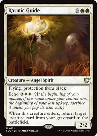 Karmic Guide (151) [Commander: Secrets of Strixhaven] - Deck Out Gaming
