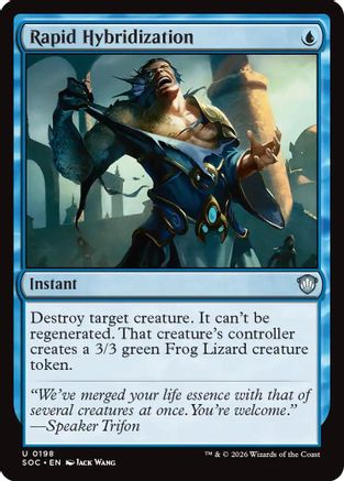 Rapid Hybridization (198) [Commander: Secrets of Strixhaven] - Deck Out Gaming