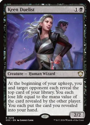 Keen Duelist (218) [Commander: Secrets of Strixhaven] - Deck Out Gaming