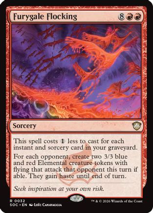 Furygale Flocking (32) [Commander: Secrets of Strixhaven] - Deck Out Gaming