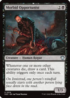 Morbid Opportunist (219) [Commander: Secrets of Strixhaven] - Deck Out Gaming