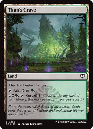 Titan's Grave (266) [Secrets of Strixhaven] - Deck Out Gaming