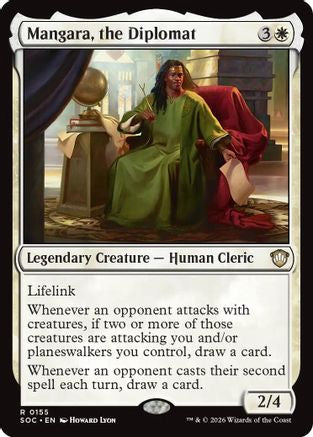 Mangara, the Diplomat (155) [Commander: Secrets of Strixhaven] - Deck Out Gaming