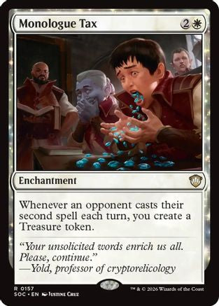 Monologue Tax (157) [Commander: Secrets of Strixhaven] - Deck Out Gaming