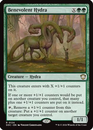 Benevolent Hydra (124) [Commander: Secrets of Strixhaven] - Deck Out Gaming