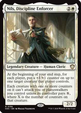 Nils, Discipline Enforcer (158) [Commander: Secrets of Strixhaven] - Deck Out Gaming