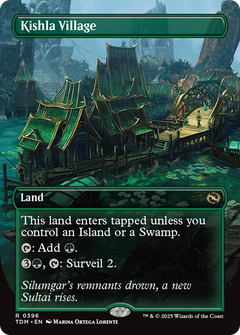 Kishla Village (Borderless) (396) [Tarkir: Dragonstorm] - Deck Out Gaming