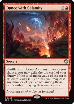 Dance with Calamity (243) [Commander: Secrets of Strixhaven] - Deck Out Gaming