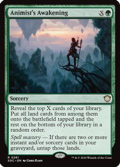 Animist's Awakening (261) [Commander: Secrets of Strixhaven] - Deck Out Gaming