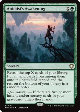 Animist's Awakening (261) [Commander: Secrets of Strixhaven] - Deck Out Gaming