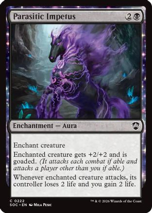 Parasitic Impetus (222) [Commander: Secrets of Strixhaven] - Deck Out Gaming