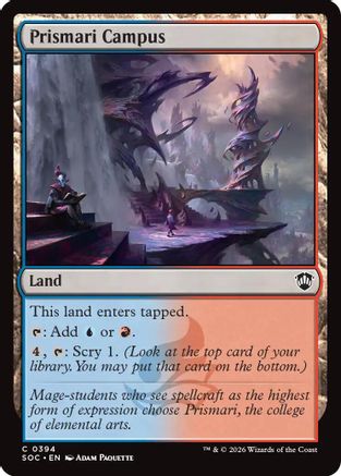 Prismari Campus (394) [Commander: Secrets of Strixhaven] - Deck Out Gaming