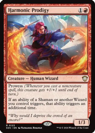 Harmonic Prodigy (123) [Commander: Secrets of Strixhaven] - Deck Out Gaming