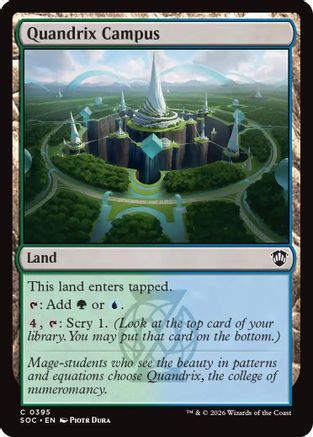 Quandrix Campus (395) [Commander: Secrets of Strixhaven] - Deck Out Gaming